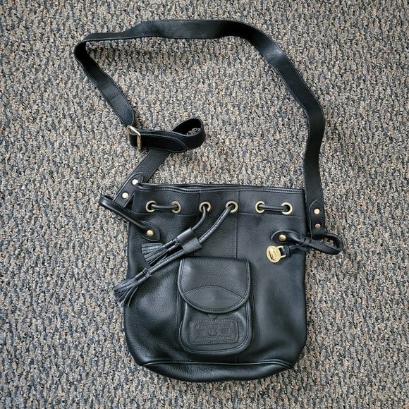Vintage Dooney & Bourke Crossbody Black Crossbody Bag Excellent Condition